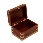 Wood Is Good Hand Brass-Filled Box - Image 2