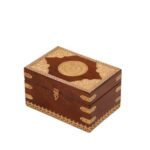 Wood Is Good Hand Brass-Filled Box - Image 3