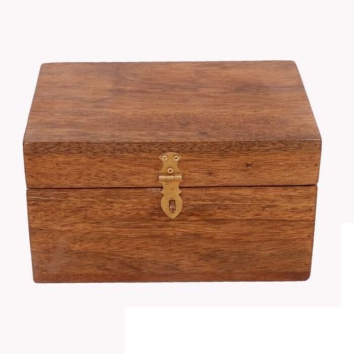 Brown Wooden jeweler Box - Image 1
