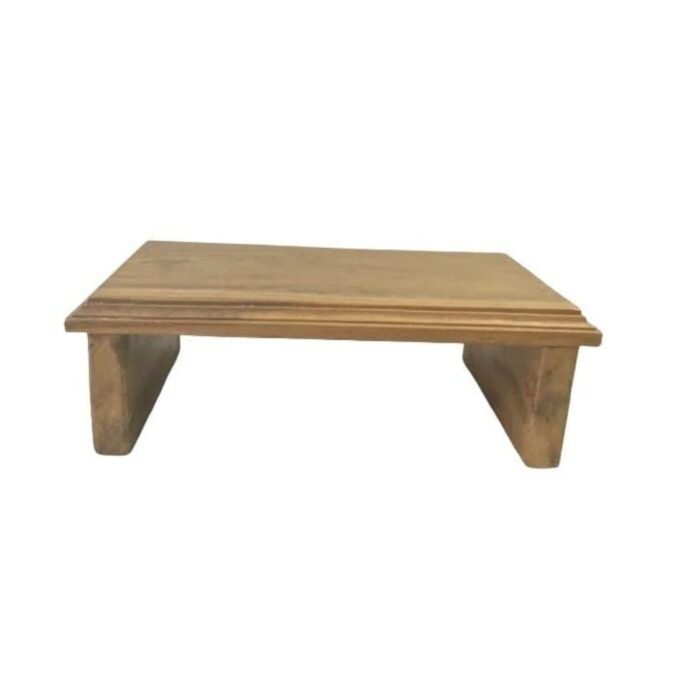 Wooden Spritual Pooja Chowki Stool - Image 1