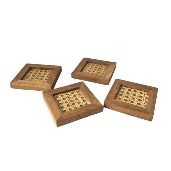 Brown Natural Rattan cane Tray - Image 1