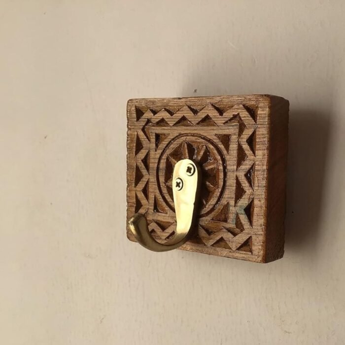 Hand Carved Wall Hook - Image 4