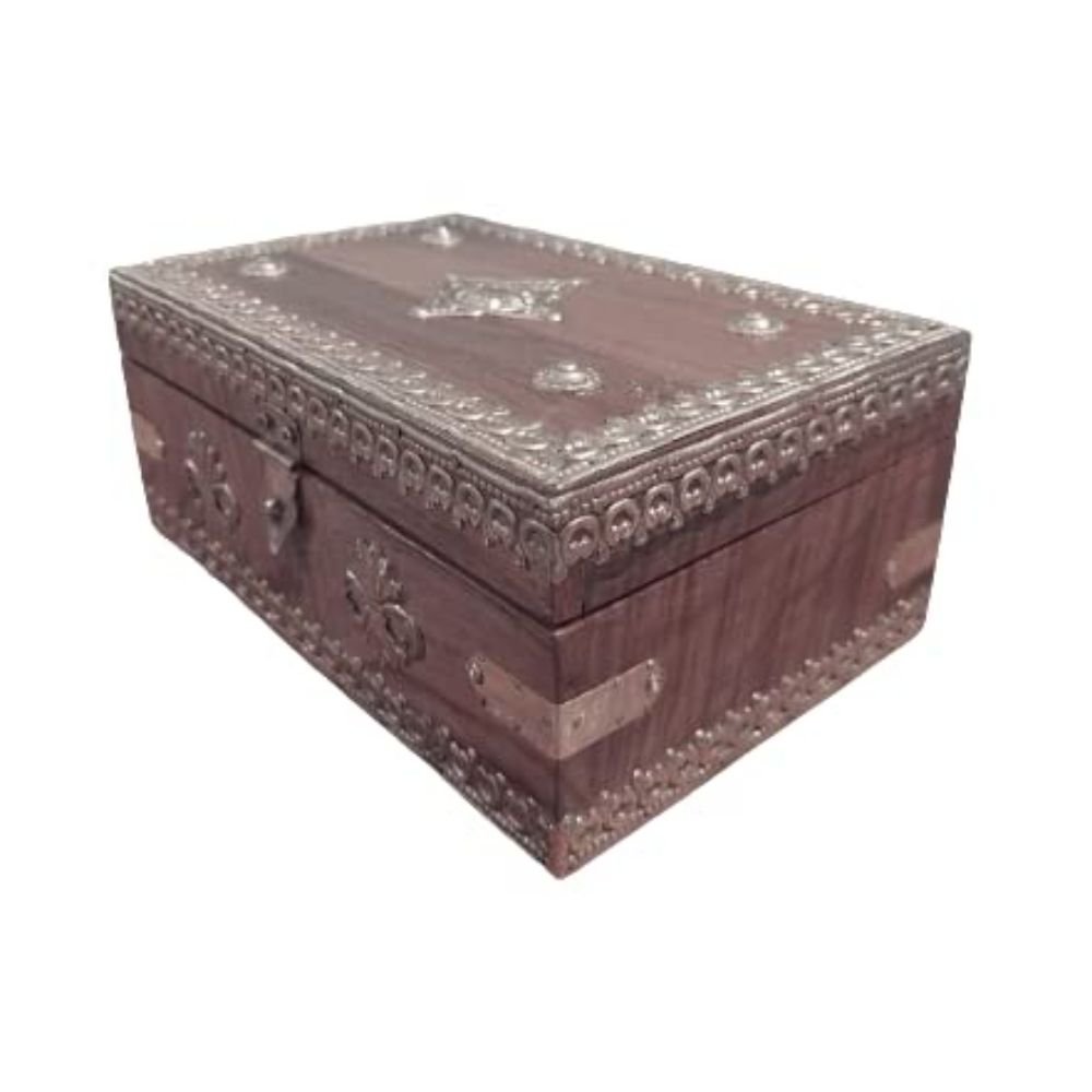 220.jpg Vintage Charm Wooden Jewelry Box - Image 1
