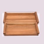 Wooden Set of 2 Trays - Image 2