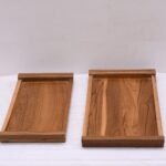 Wooden Set of 2 Trays - Image 5