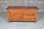 Classic Indian Style Huge Storage Handmade Polished Wooden Shanduka for Home - Image 4