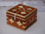 Bourbon Antique Brass Style Wooden Handmade Gift Box Set of 3 - Set of 3 - Image 5