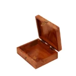 Simple Handmade Black and White Inlay Designed Wooden Jewelry Box for Home - Image 5
